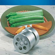 Manuální strojek na zmzlinové špagety - příslušenství • asparagus mold